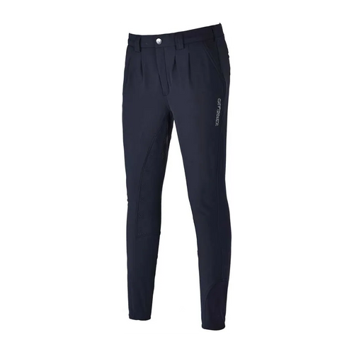 herren reithose vollgrip navy von vorne 