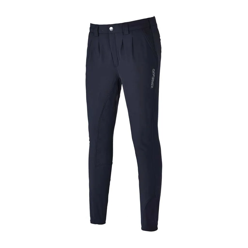 herren reithose vollgrip navy von vorne 