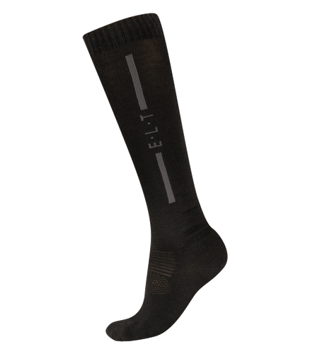 merino socken mit logo