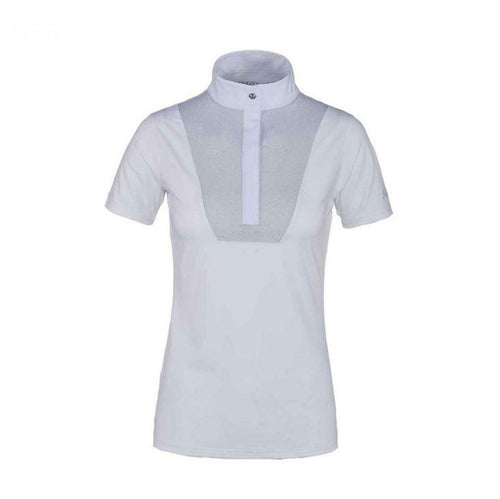 turniershirt weiss mit glitzer