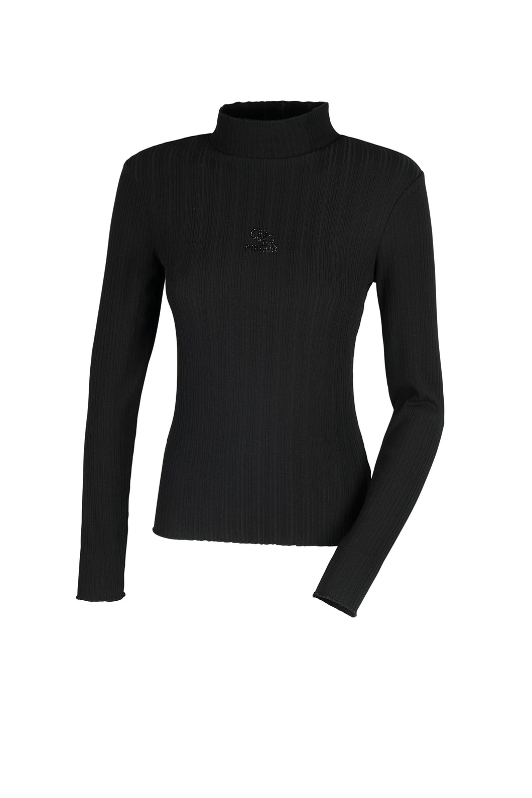 Pikeur Ripp-Shirt mit Stehkragen Selection HW 23 black